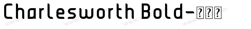 Charlesworth Bold字体转换